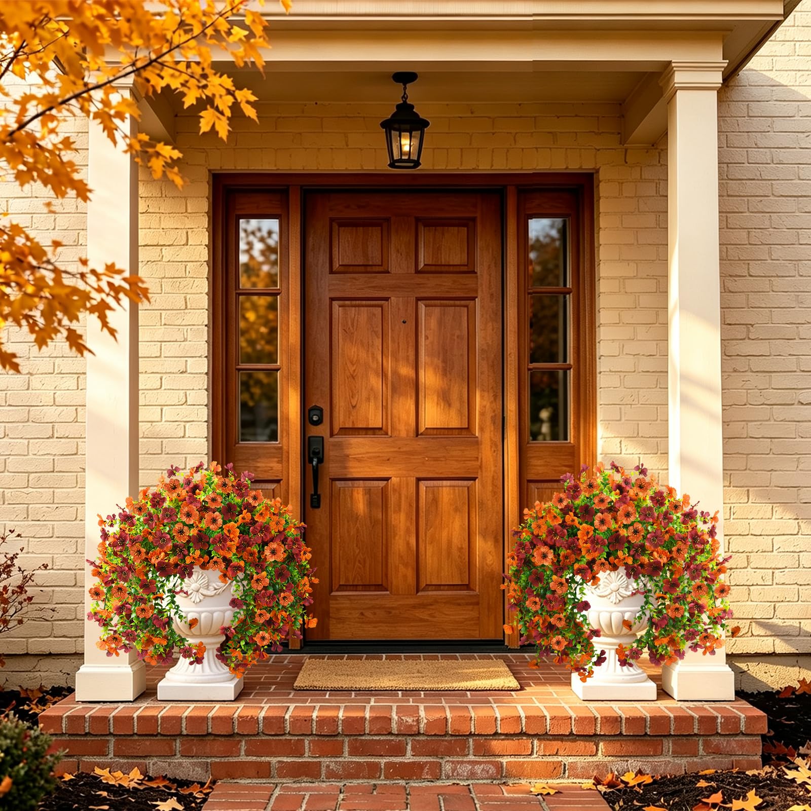 Amazon.com: ZFProcess Artificial Fall Fake Flowers for Outdoor