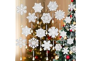 Poen 12 Pcs Diamond Art Christmas Ornaments