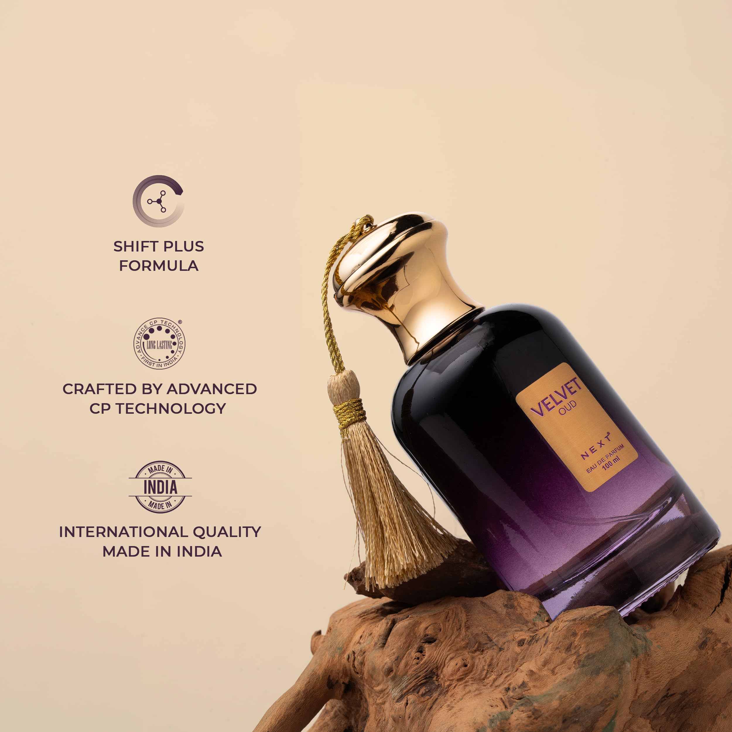 Next Care Velvet Oud Long Lasting Perfume for Man and Woman | EDP 100ml | Saffron, Ylang Ylang, Musk Fragrance Notes| Perfume for Men & Women | Great for Everyday Use 4