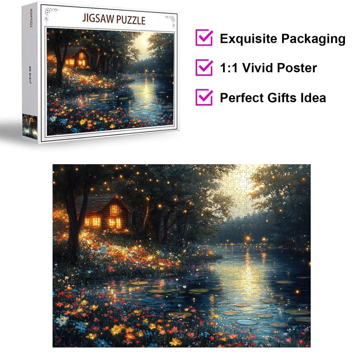 Puzzle 2000 Piezas, Rompecabezas Adultos, Bosque, n-719