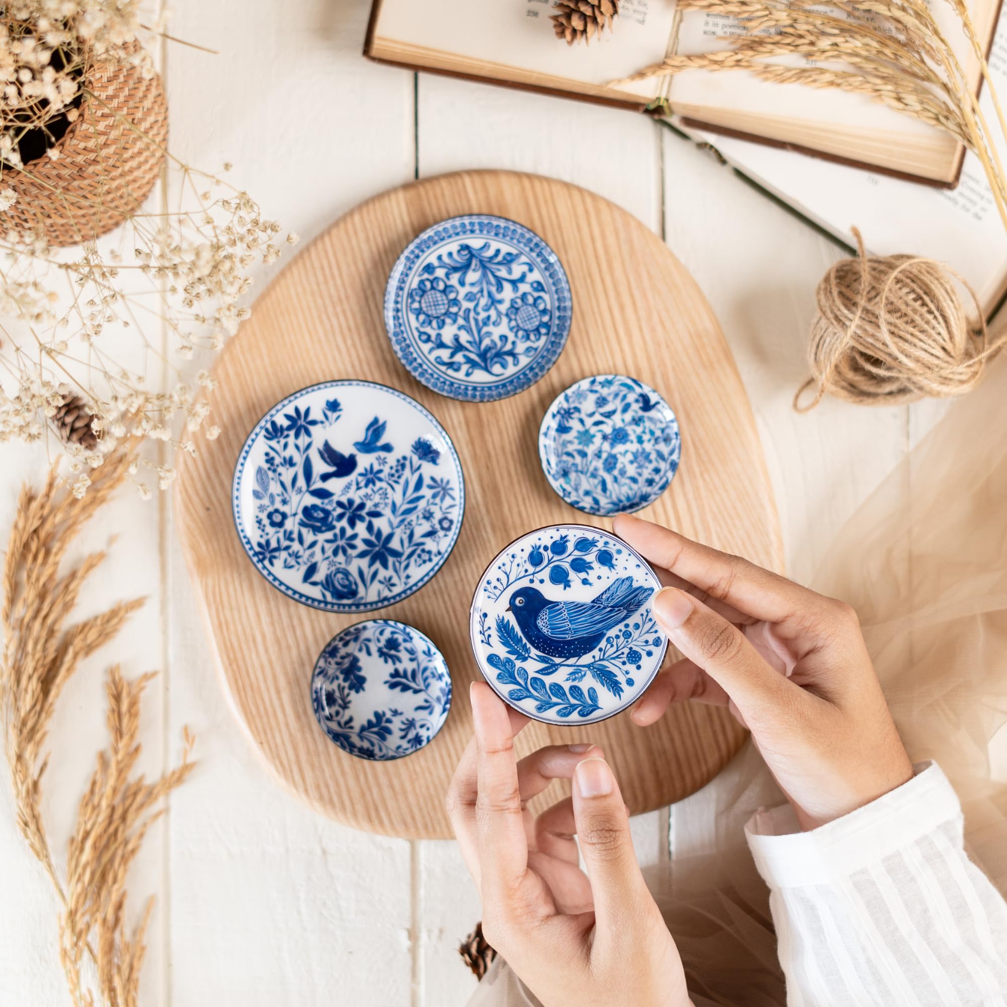 RITUALISTIC Holland Fridge Magnet | Metal & Non-breakable | Stylish Freeze Magnet Set | Gift Items for Women and Men | Home Decor Gift Items | Fridge Magnets Refrigerator Stylish | Pack of 5