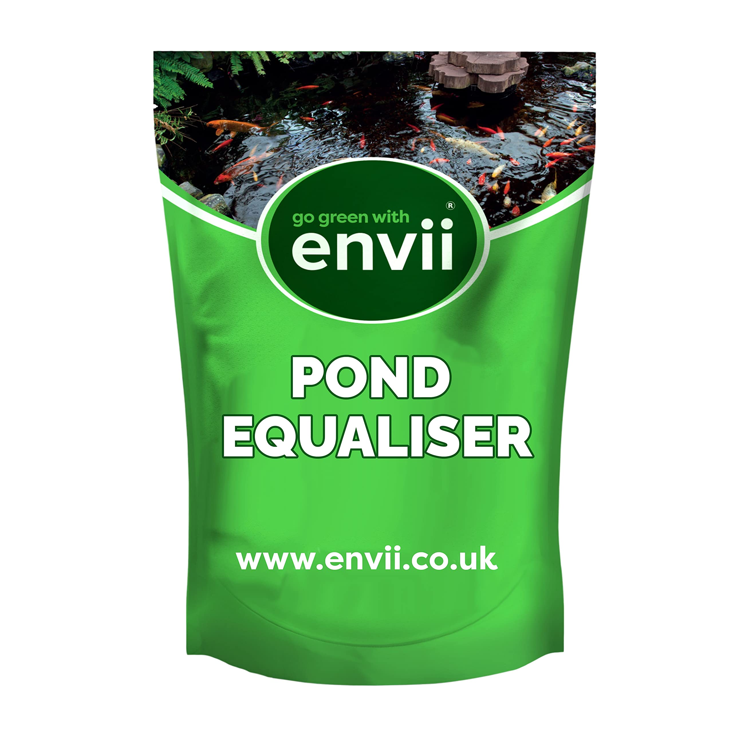 Envii Pond Equalizer - Ajusta y estabiliza instantáneamente ph, kh y GH - Tratamiento de Agua de Estanque - Trata 10000 litros