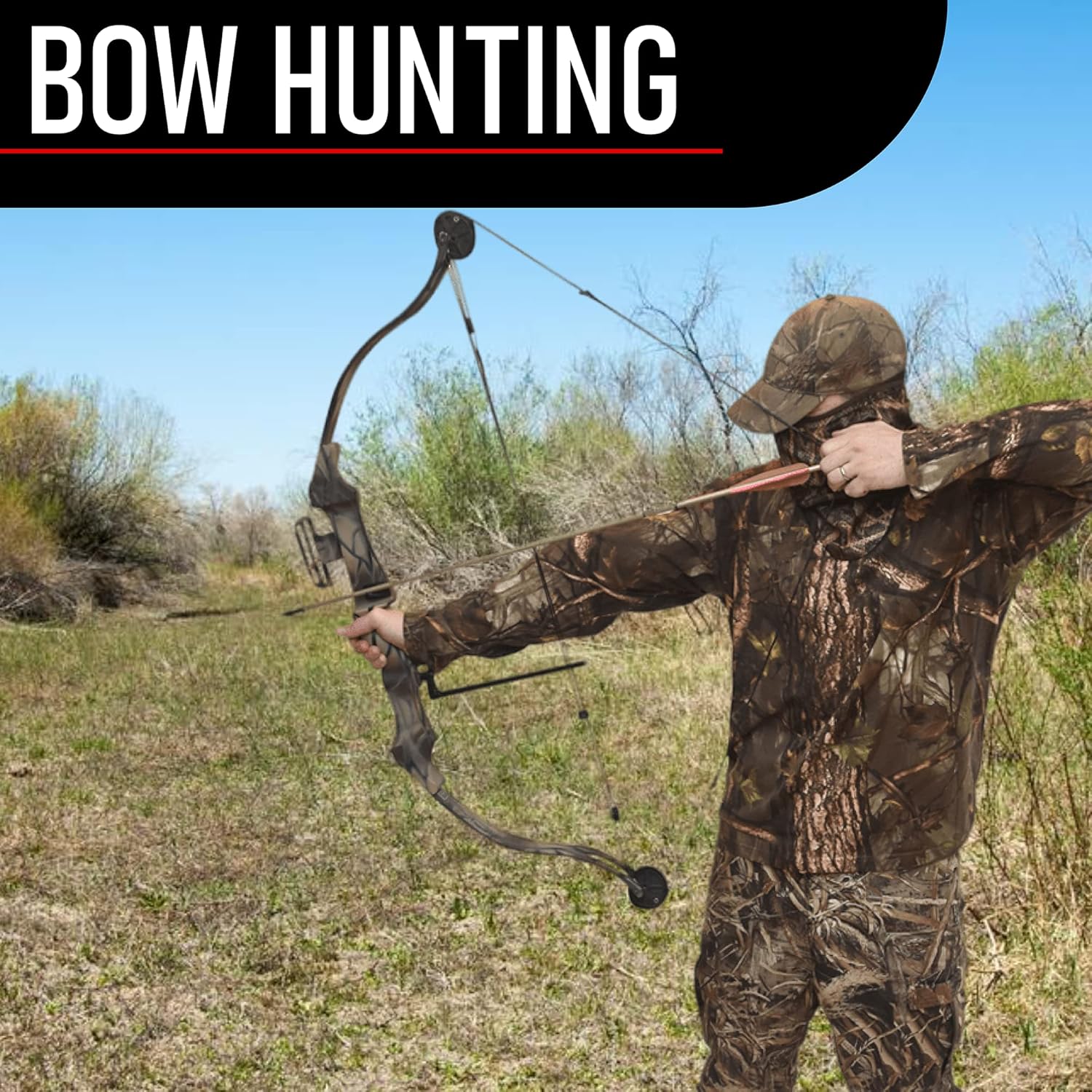 Camo Turkey Hunting Mask - Lightweight Camouflage Face Netting for Men - Image 4