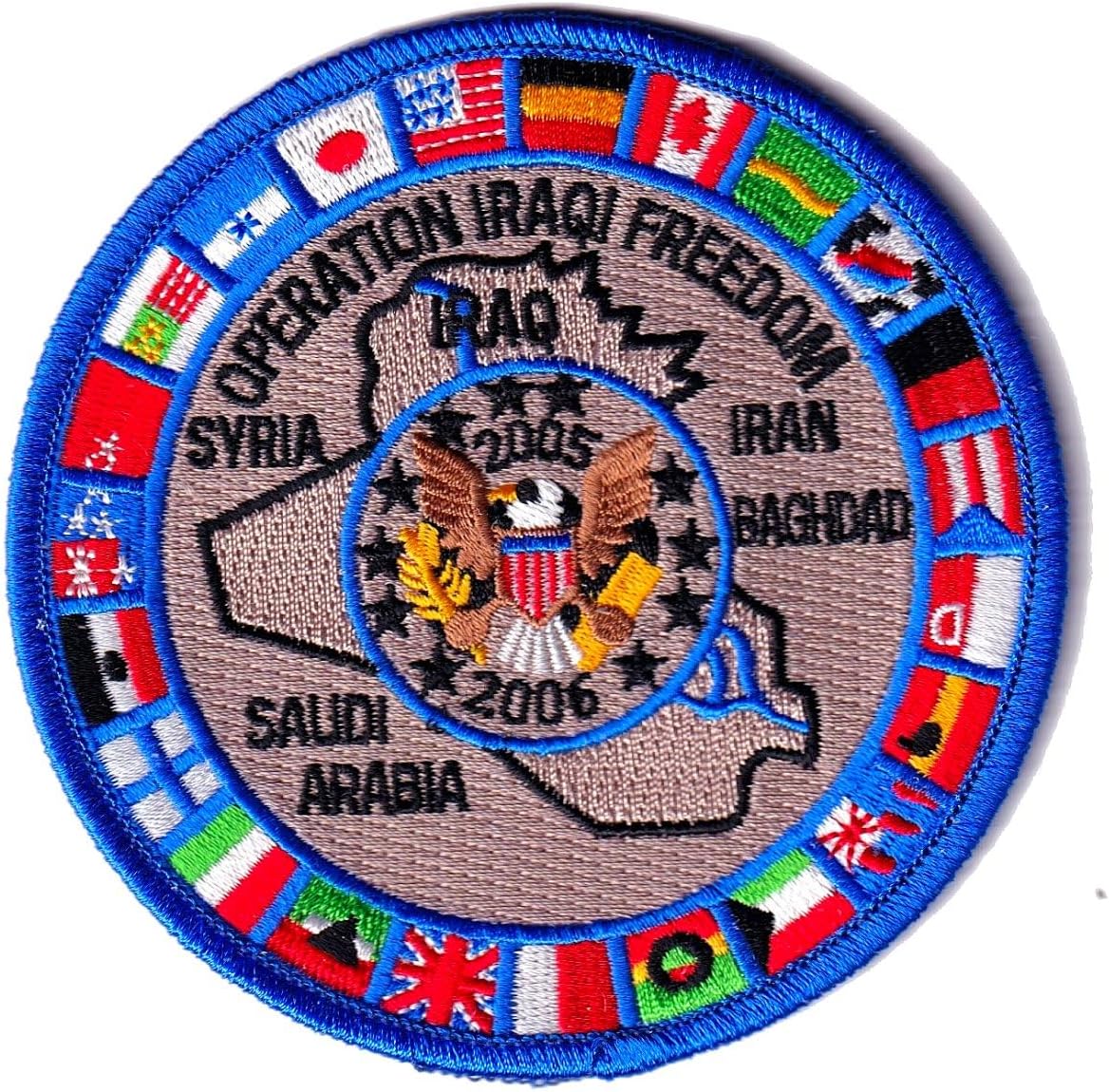 OIF Operation Iraqi Freedom Multi-National Force 2005-06 Collectible Novelty Patch