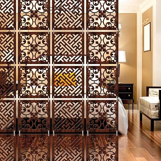 Olive Tree Wooden Room Divider 5 inch