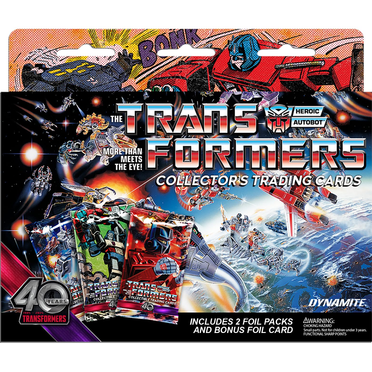 Transformers Collectible Trading Cards: 40th Anniversary Hanger