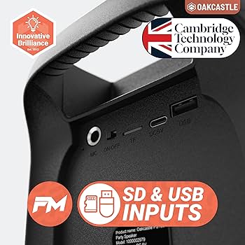 Amazon.com: Portable Bluetooth Party Speaker | 80W Power