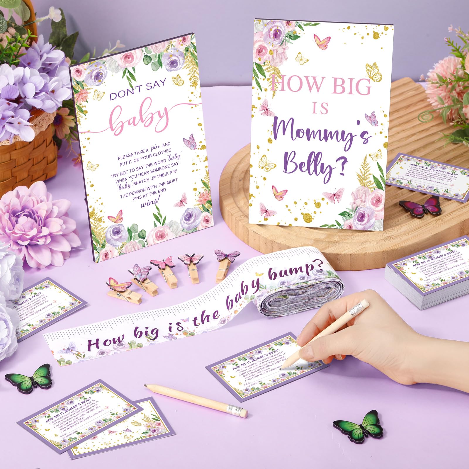 Gioco Butterfly Don't Say Baby Gioco con molletta per baby shower Gioco Butterfly Don't Say Baby Giochi con molletta per baby shower Butterfly Butterfly U3 - Italia