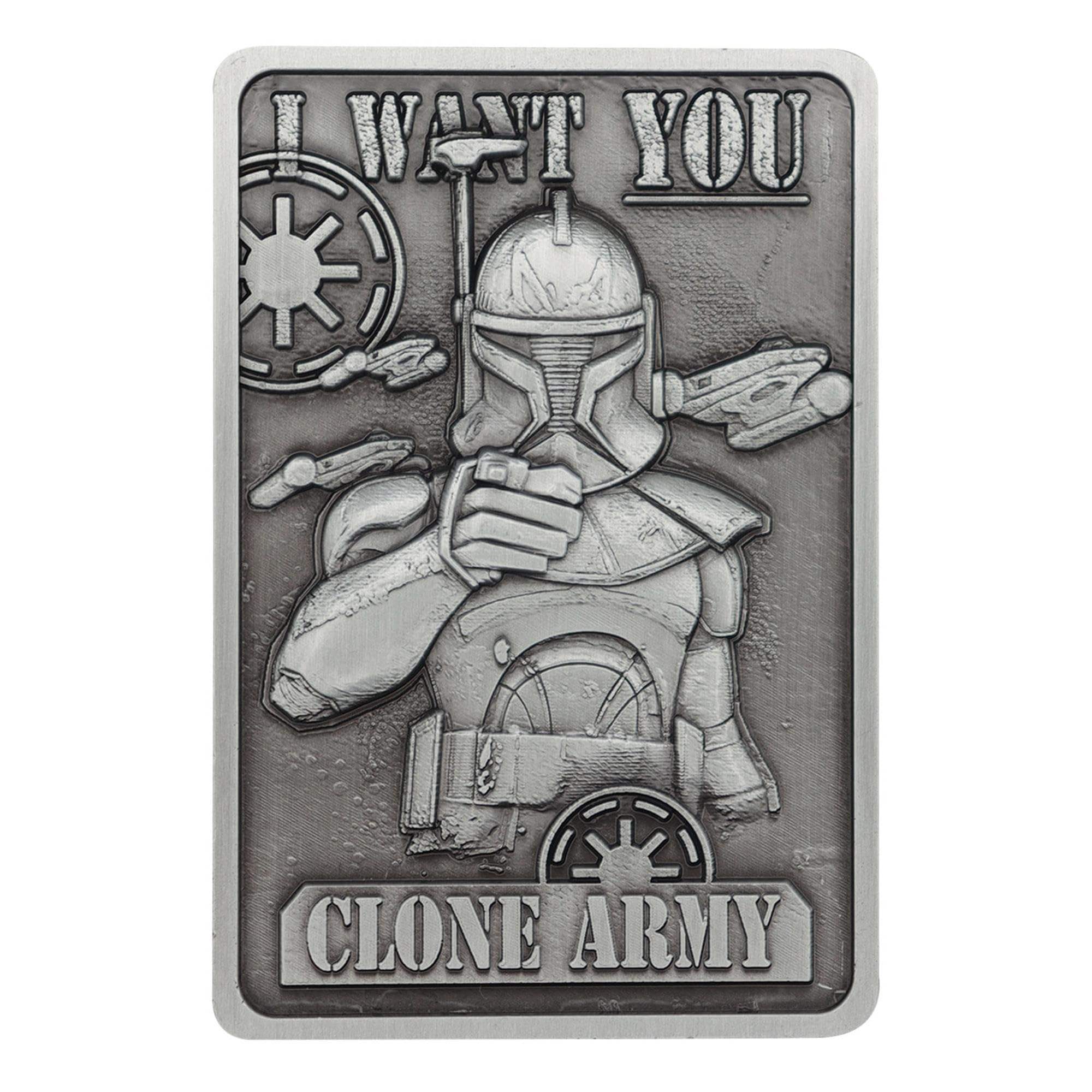 Fanattik Metallic Star Wars: The Clone Wars Captain Rex Collectible Metal Ingot