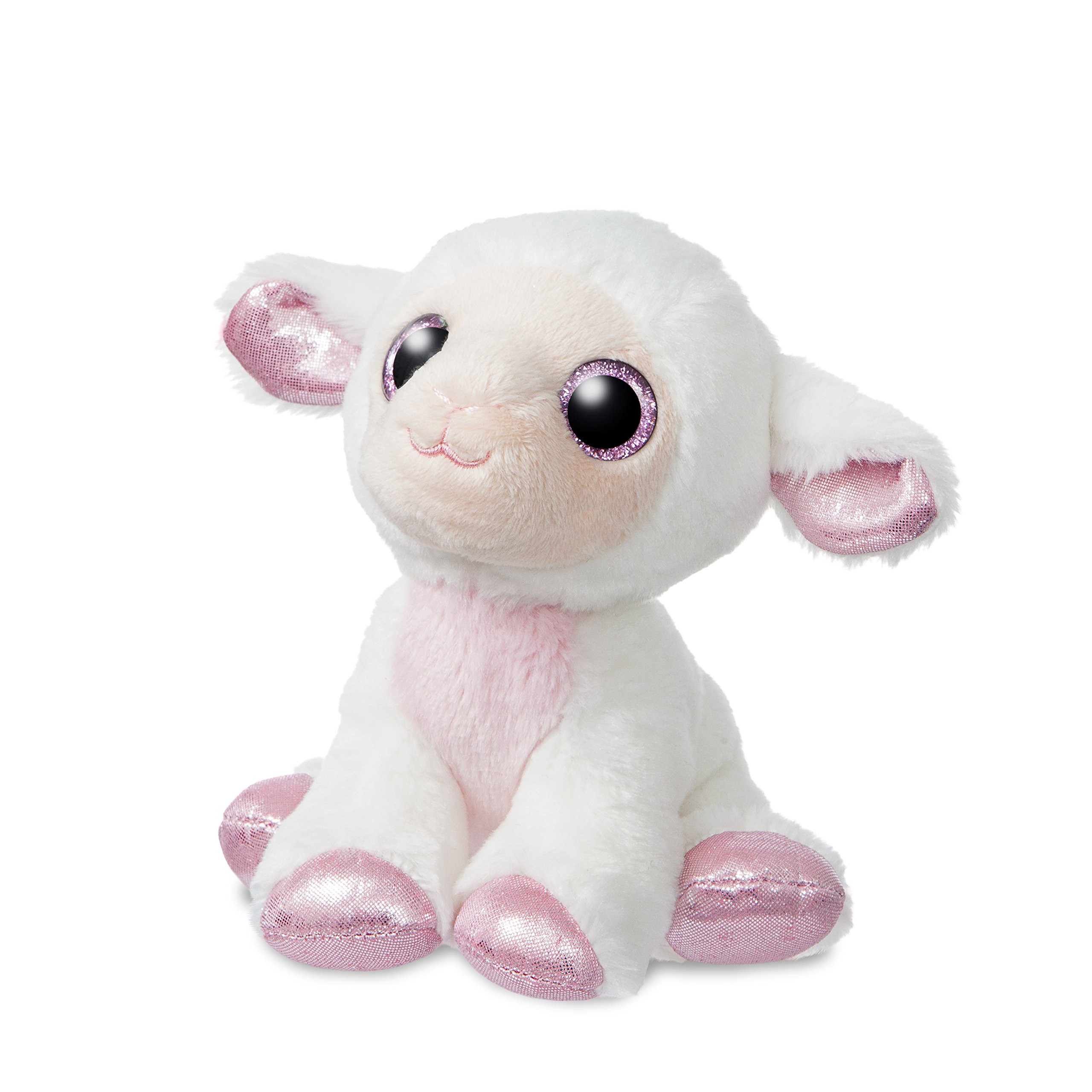 Aurora World Sparkle Tales Lily Lamm - Kuschelweiches Plüschtier 7 Zoll