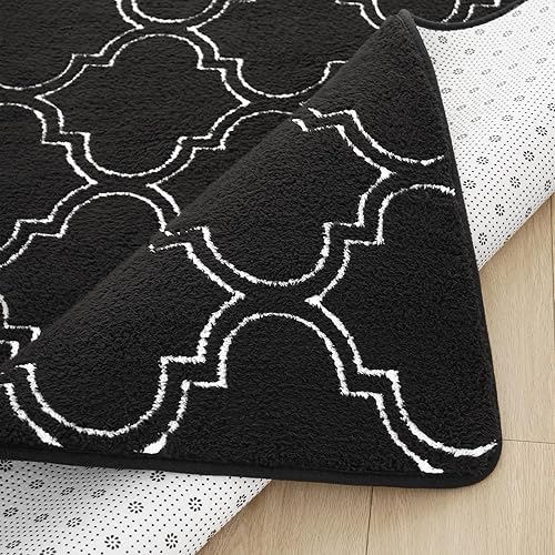 Miniatura 5 de Amearea Alfombra mullida para interiores, alfombras marroquíes suaves con enrejado para dormitorio, alfombra moderna para sala de estar, habitación