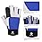 FitsT4 Sports Sailing Gloves 3/4 Finger and Grip Great for Sailing, Yachting, Paddling, Kayaking, Fishing, Dinghying Water Sports for Men and Women Blue 2XL