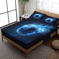 Vista 10 de Retro Sunset Sheets Split King Size Sheet Set, Neon City Vaporwave Bed Sheets Bedroom Decor, Cyberpunk Bedding Sheets & Pillowcases 5 Piece, Deep