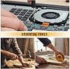 Tool Kit Set 134pc - Household Ideal for Car DIY Enthusiasts Hand Tools Set with Hammer, Hex Keys, Screwdrivers, Sockets, Measuring Tape, Complete Maintenance Set