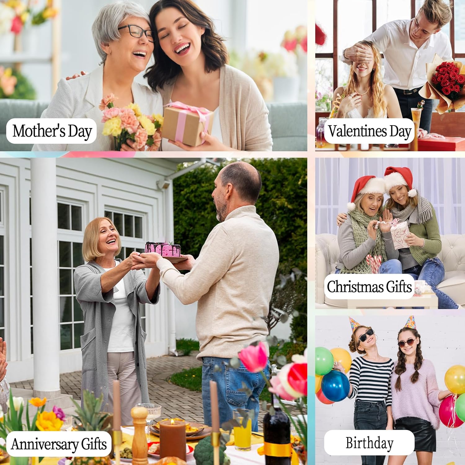 Initial Heart Necklace for Women Teen Girls - 14K Gold Plated, Letter A-Z Pendant Necklaces for Mom Girlfriend Wife Daughter Niece, Personalized Jewelry Gifts for Birthday Valentine Graduation - Image 8