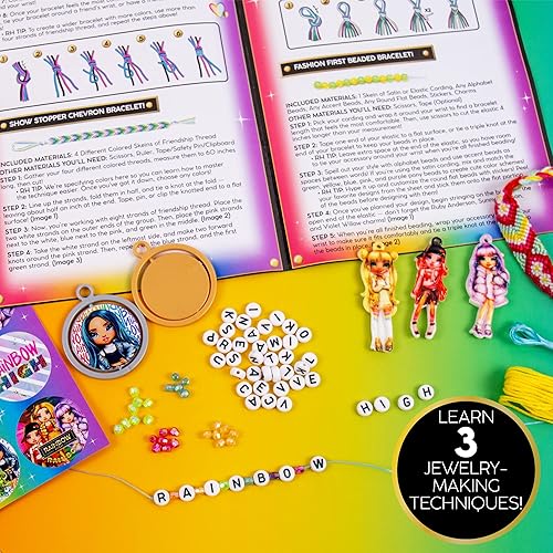Miniatura 5 de Rainbow High Ultimate Jewelry Studio más de 2500 cuentas crea más de 50 piezas de joyas juguetes altos de arcoíris gran kit de cuentas para fiestas