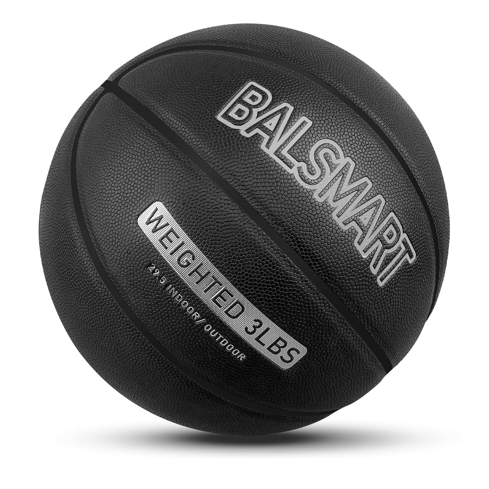 Balón de baloncesto pesado de entrenamiento con peso de 30 a 3 libras para hombres, entrenador de regate duradero de piel sintética para uso en interiores o exteriores