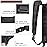 KRATARC Archery Lightweight Back Arrow Quiver Dual Use Foldable Compact Hip Arrows Bag with Molle System Hanged for Target Shooting (Black- diameter 3.5\'\')