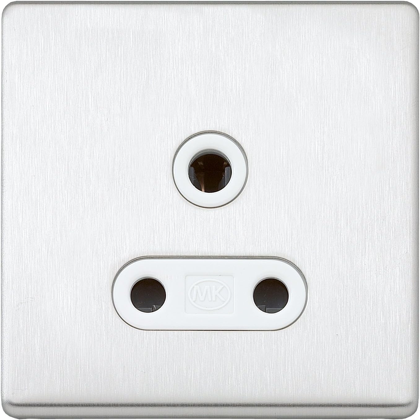 MK Aspect K24381 BSS W 5 amp Single Unswitched Socket