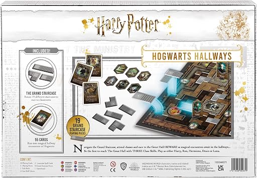 Harry Potter Hogwarts Hallways Board Game, Calling All Harry Potter Super-Fans For 2 to 4 Players, Great Gift For Kids Aged 8+