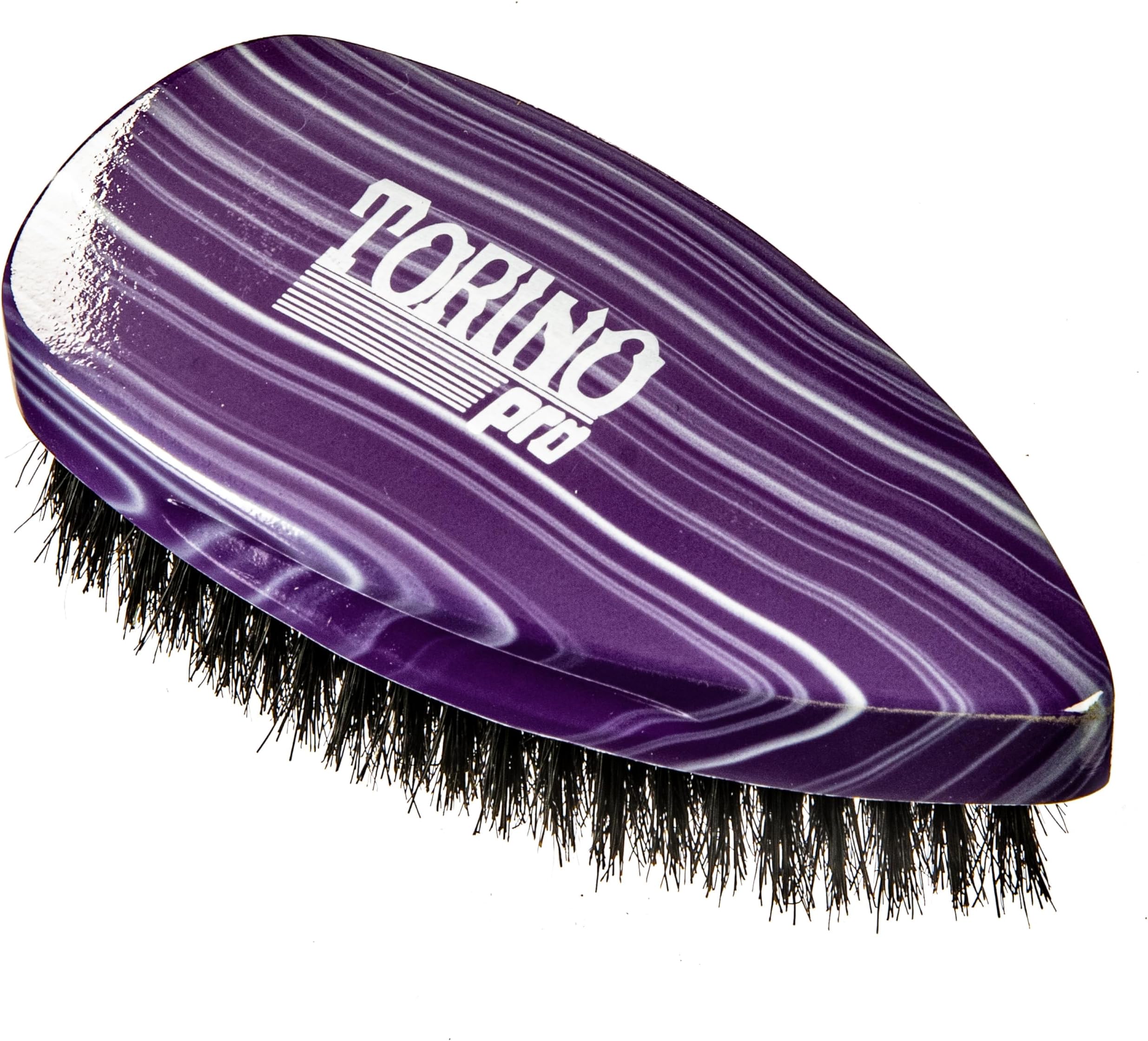 Torino Pro Wave brush #901 - Soft Pointy Palm - Patented Design - great for laying down waves
