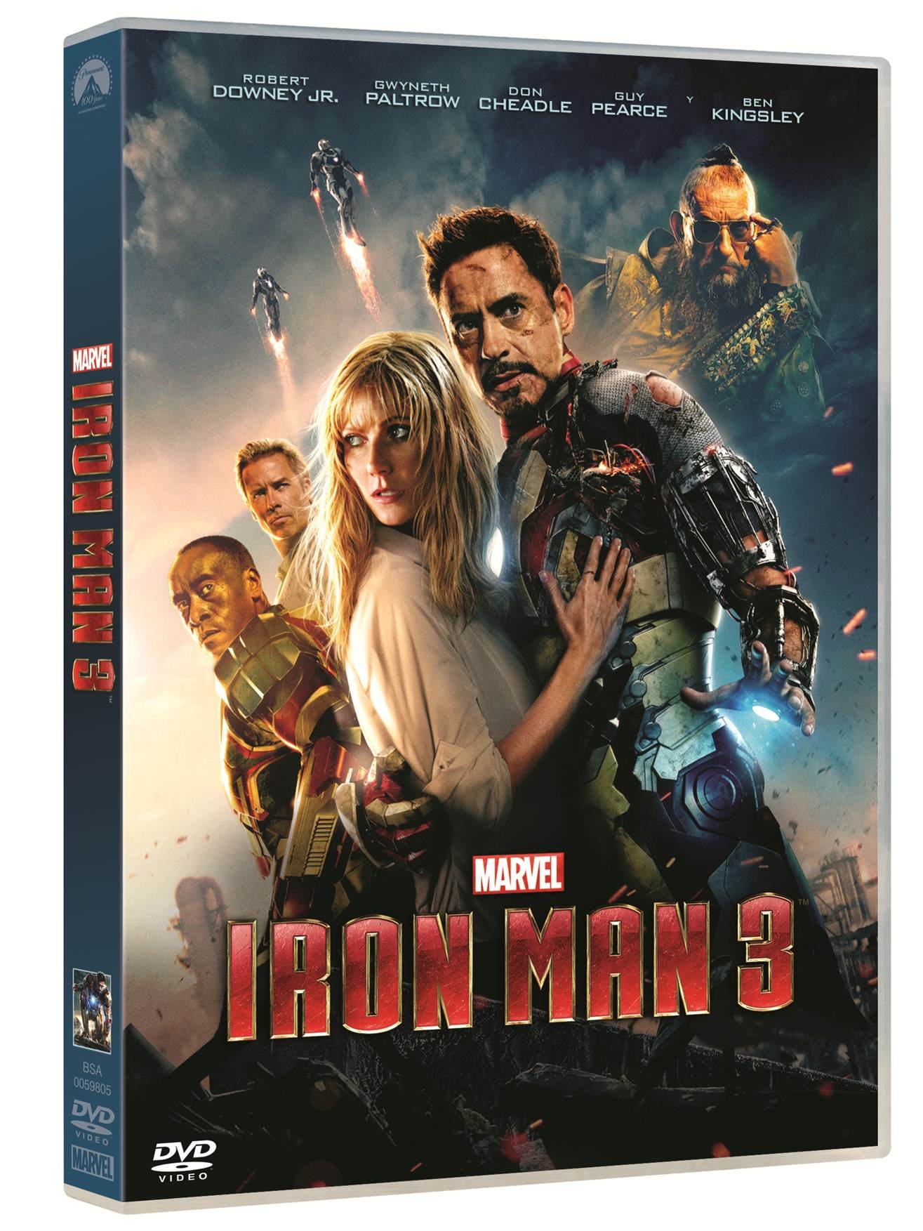 Iron Man 3 - Film DVD avec Sous-titres Multilingues