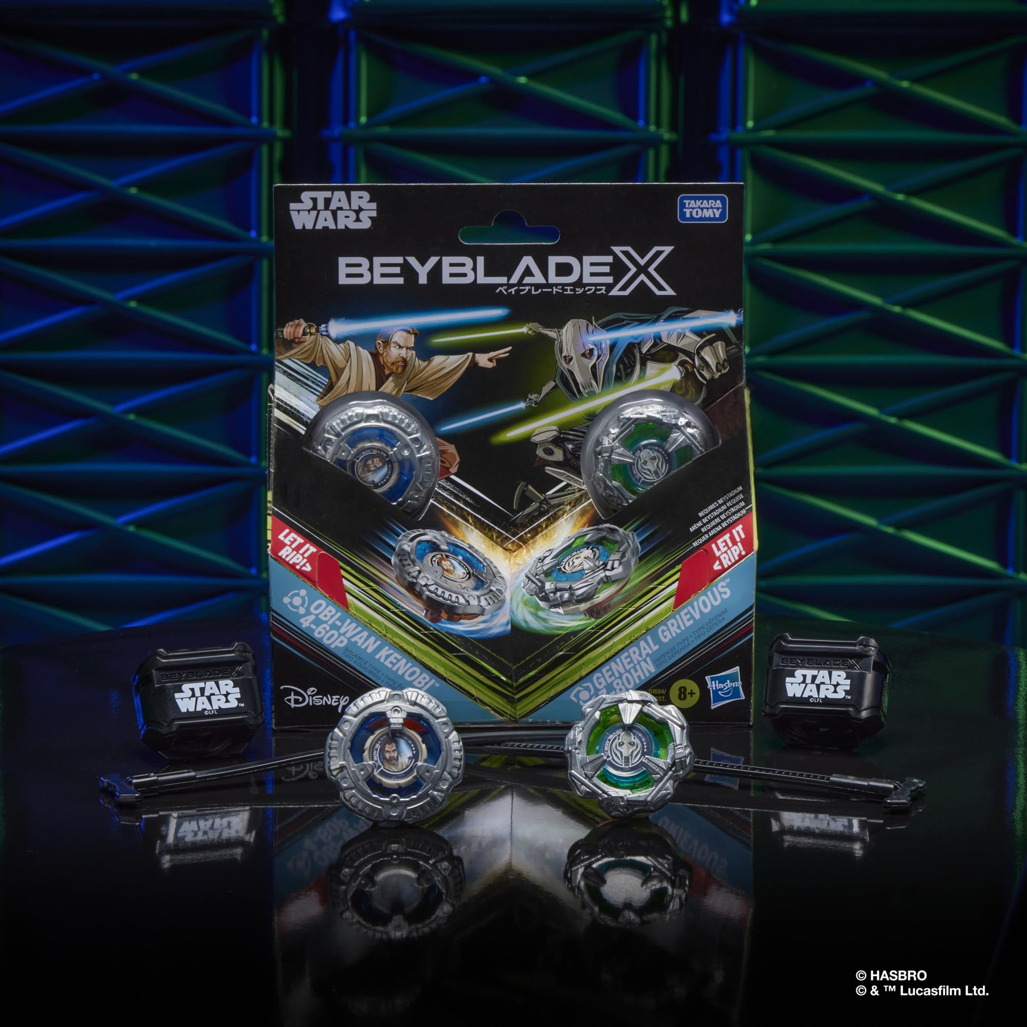 Beyblade X i Gwiezdne wojny Collab, Obi-Wan Kenobi 4-60P kontra General Grievous 3-80HN