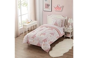 Kids Twin Bedding Set: Majestic Disney Princess Adventure