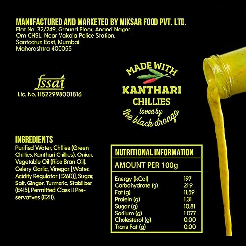 Vista 53 de NAAGIN Chile picante original - salsa picante mediana (230 gm) + salsa extra picante Bhoot picante (8.11 oz), (paquete de dos)