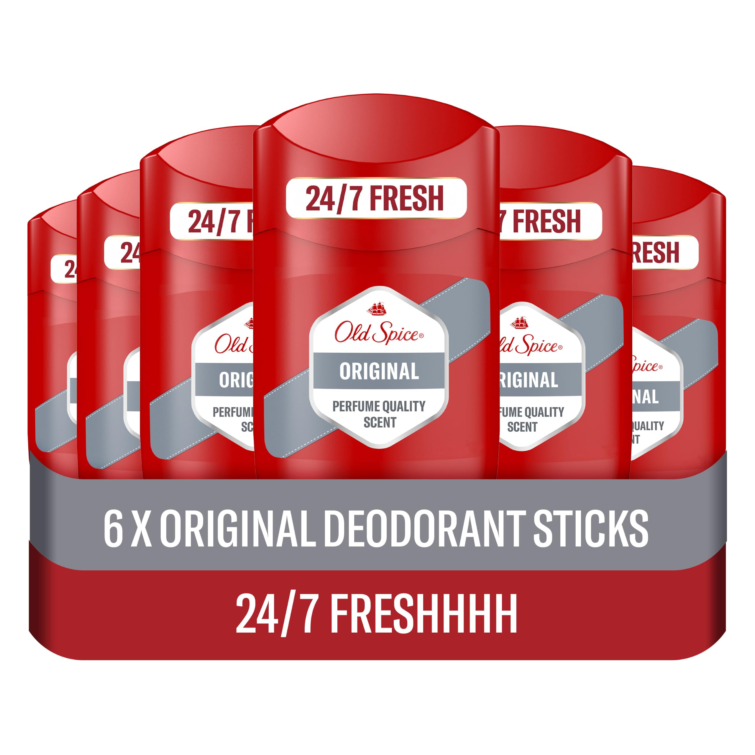 Old Spice Original Deodorant Stick 50ml (Pack of 6)