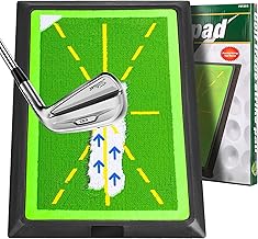 Tapete de entrenamiento de swing de golf, tapete de golf para exteriores e interiores con comentarios de camino, tapetes de seguimiento de swing de golf para principiantes, hombres, mujeres