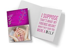 Humorous MILF Mom Card: Delightful Greeting Card for Mother's Day