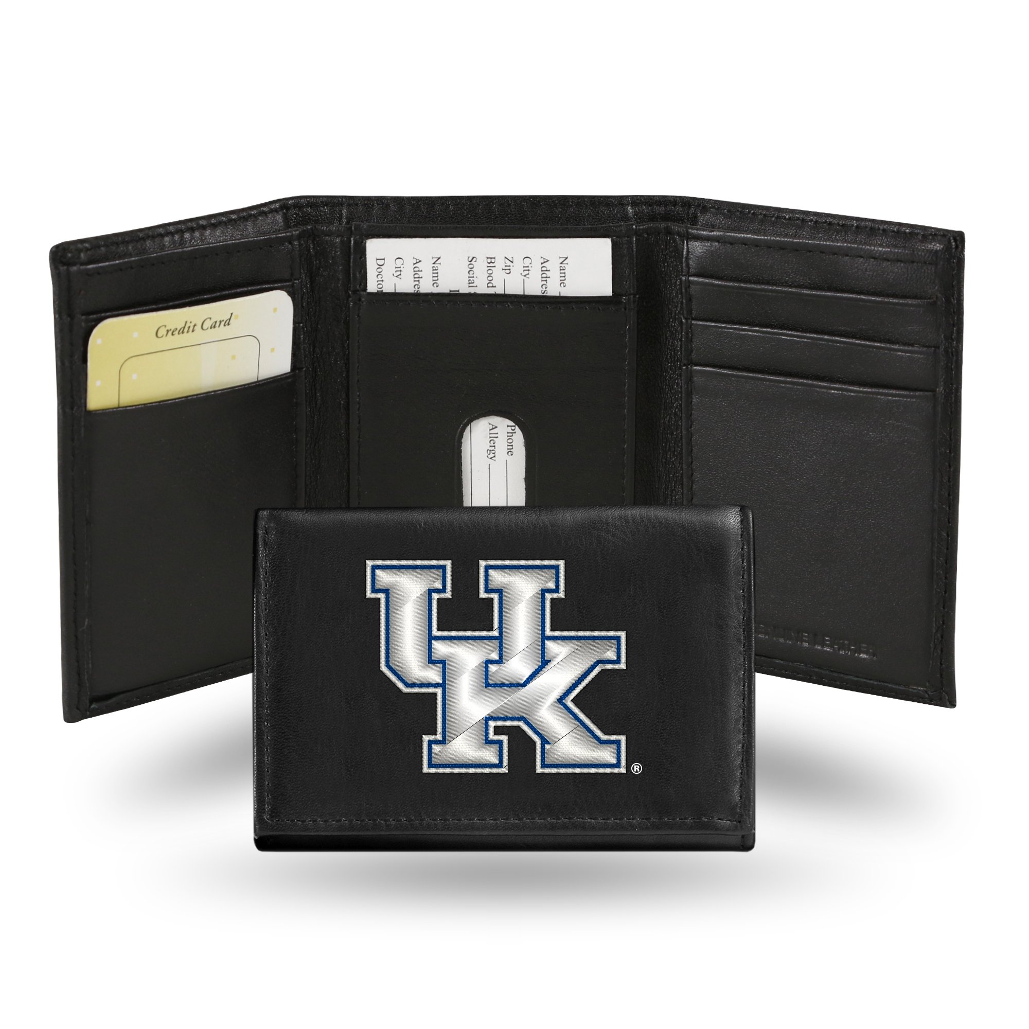 Rico Industries NCAA Standard Embroidered Tri-fold Wallet