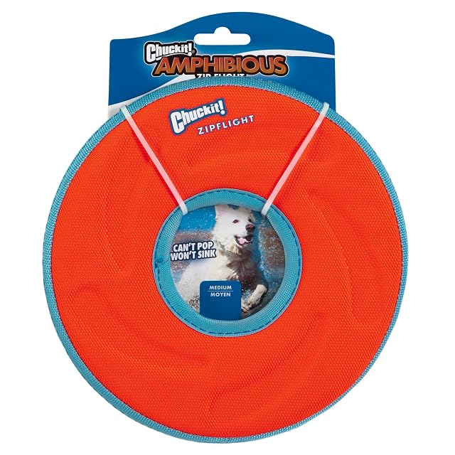 Foto 4 de 8 de Chuckit! 18100 Zipflight Juguete de Perros, Frisbee Flotando y Revoloteando, M