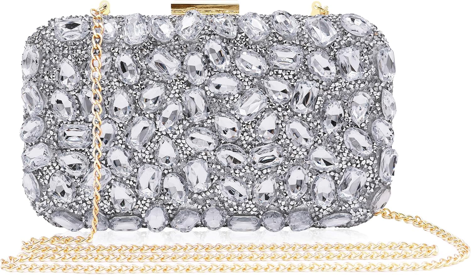 Milisente Clutch Purses For Women Crystal Clutches Evening Bags Gemstone Clutch Purse For Wedding Formal - Image 7