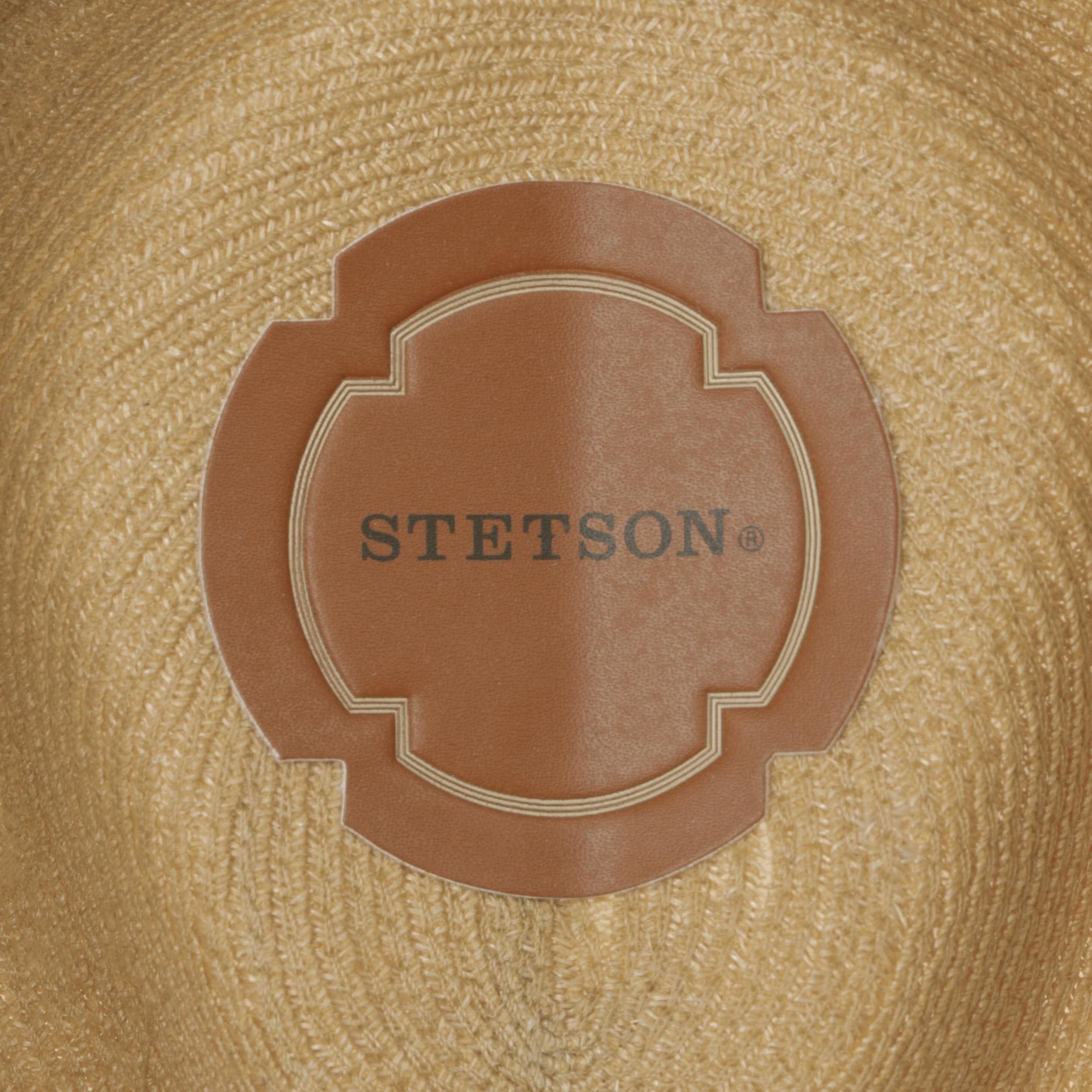 Stetson Kendrick Fedora Hanfhut Naturfarbener Bogart-Stil Nachhaltiger Hut Made in Italy Unisex Frühjahr Sommer