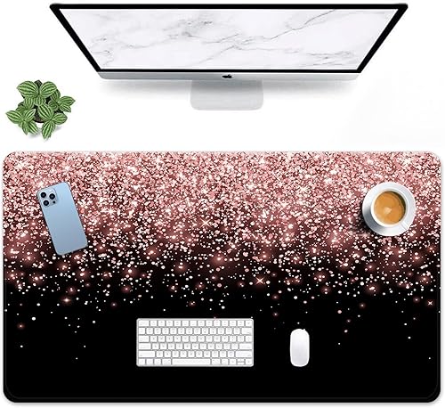 Miniatura 12 de Britimes Alfombrilla de mouse grande estilo bohemio vintage de los años 70, antideslizante, retro, arcoíris, puesta de sol, para teclado y mouse,