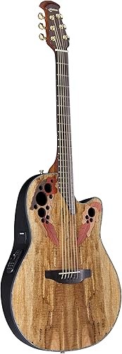Ovation CE44P-SM - Guitarra acústica-eléctrica arce Spalted
