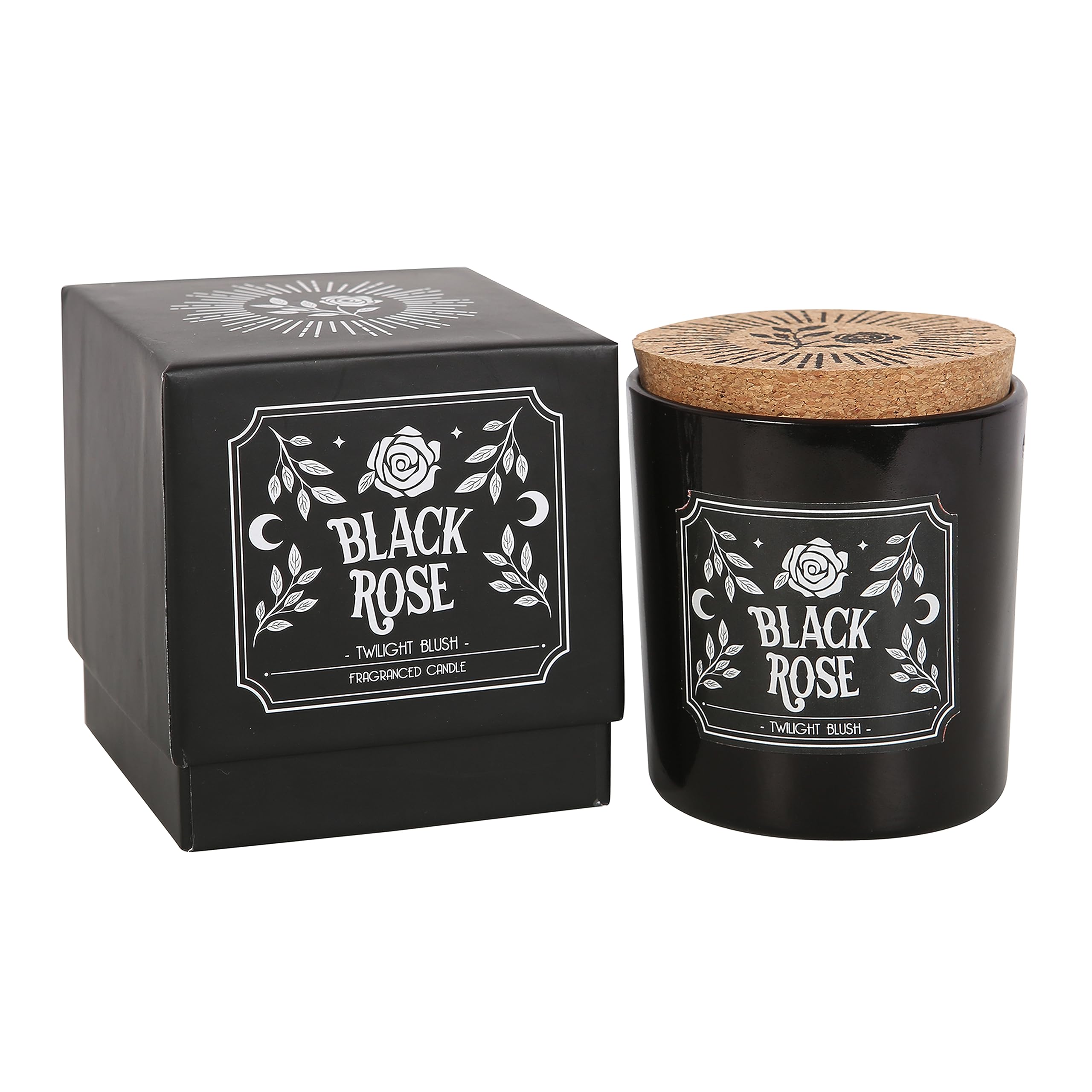 Enchanting Black Rose Twilight Blush Candle | Alluring Aroma | Handmade | Captivating Dark Scent | Luxury Soy | Long-Lasting Burn Time