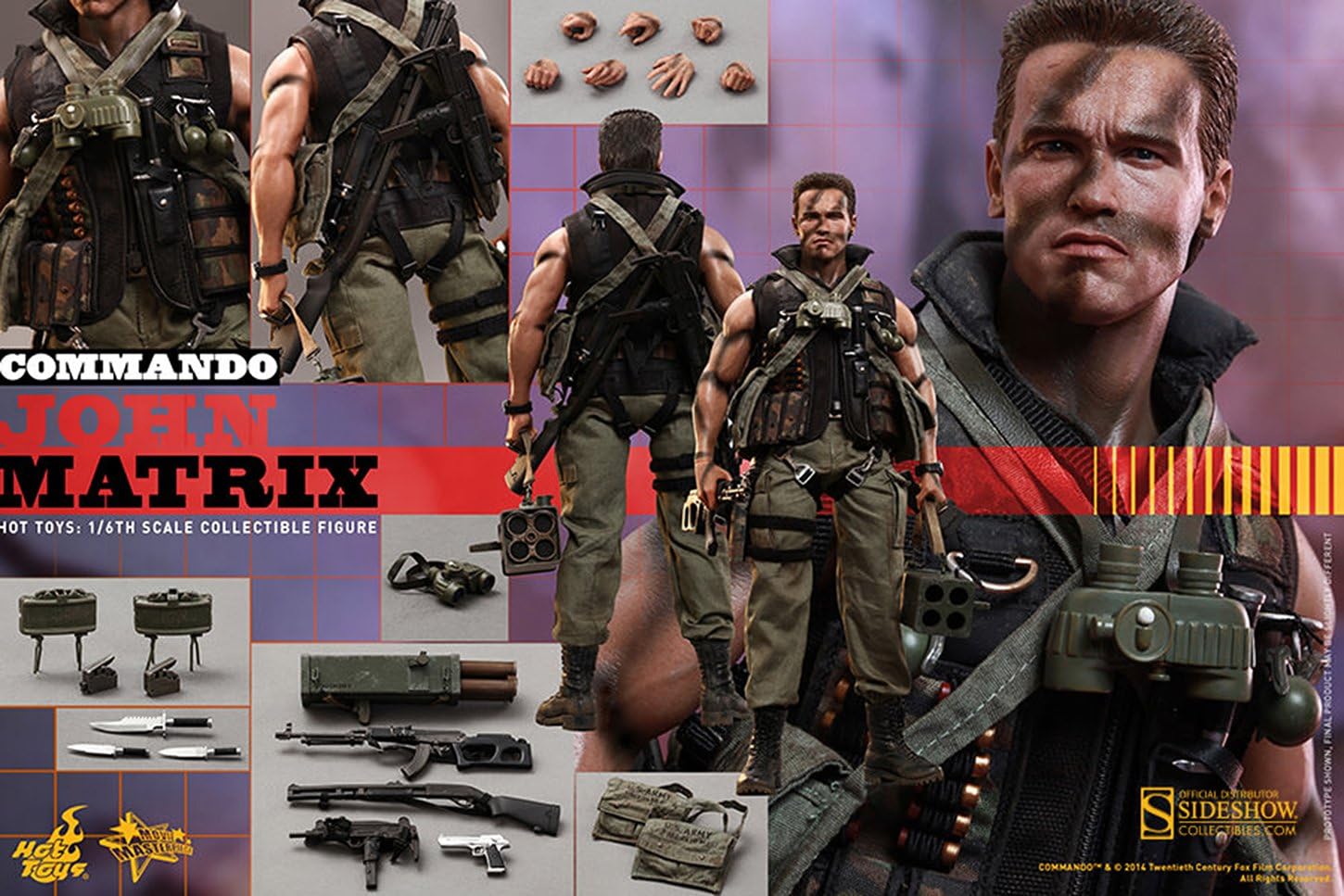 Get Cheap Price Hot Toys Mms276 Commando John Matrix 1/6th Scale Collectible Figure Flash Deals - 40% OFF Hot Toys Mms276 Commando John Matrix 1/6th Scale Collectible Figure