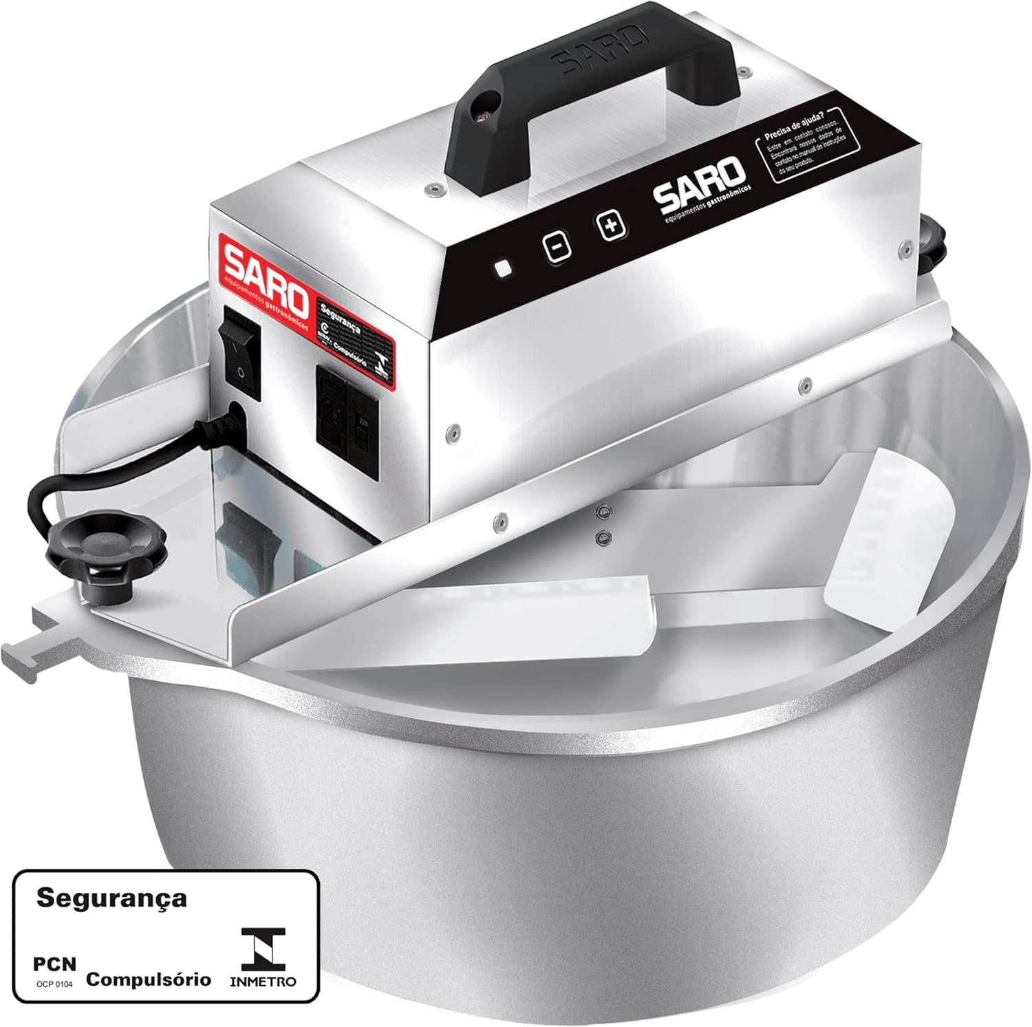 Panela De Brigadeiro Elétrica Automática 10 Litros Saro PA10 Bivolt