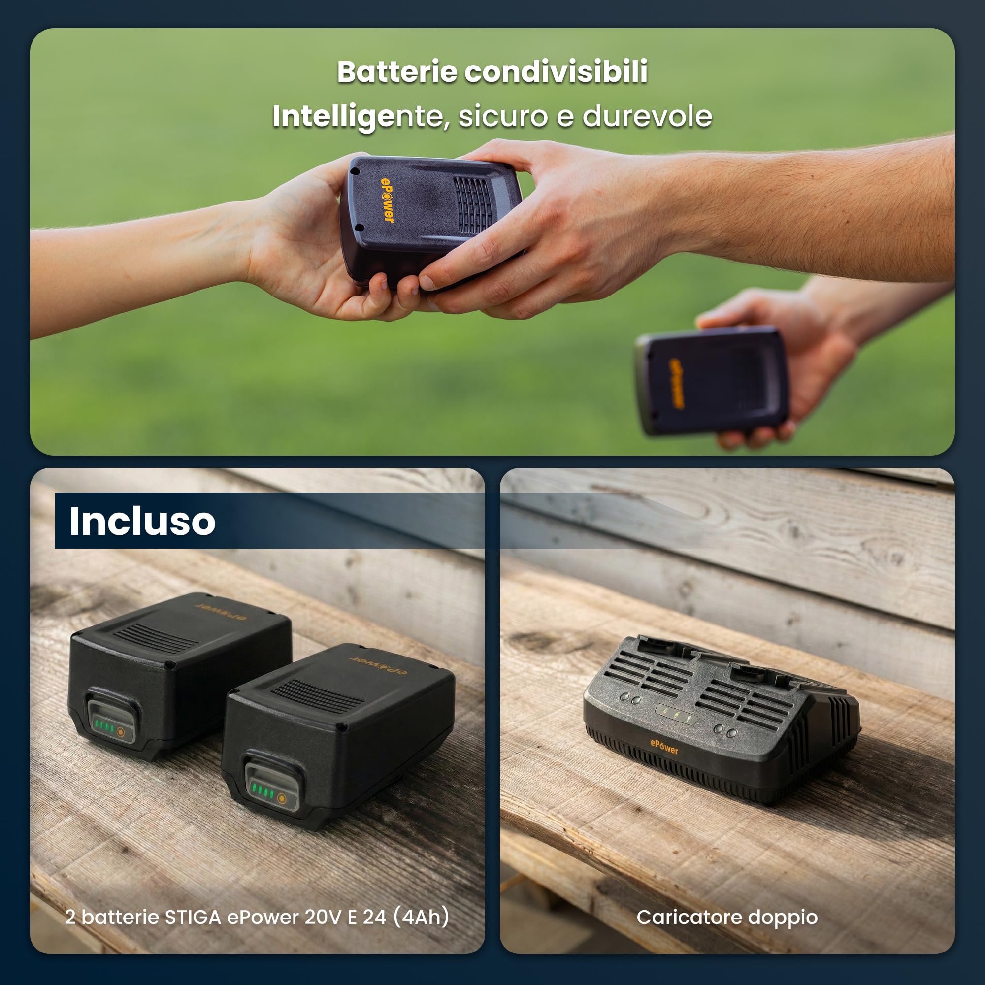 STIGA SVS 100e Kit Soffiatore-Aspiratore Trituratore 3-in-1, 20 V 2x4 Ah – Motore Brushless 600 W, Sacco 45 L – Per Giardinaggio Domestico