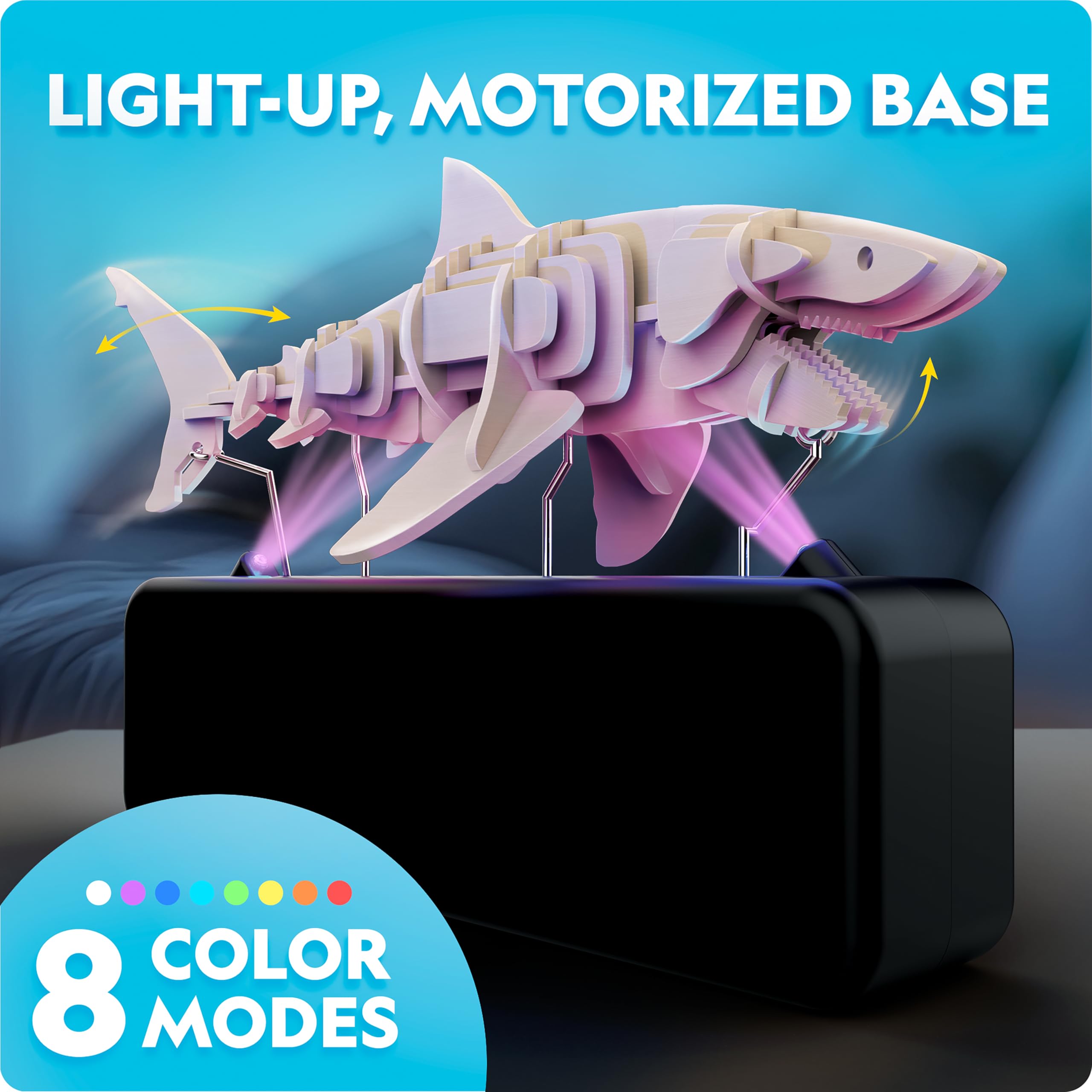 Amazon.com: National Geographic Motorized Shark 3D Puzzle - 45