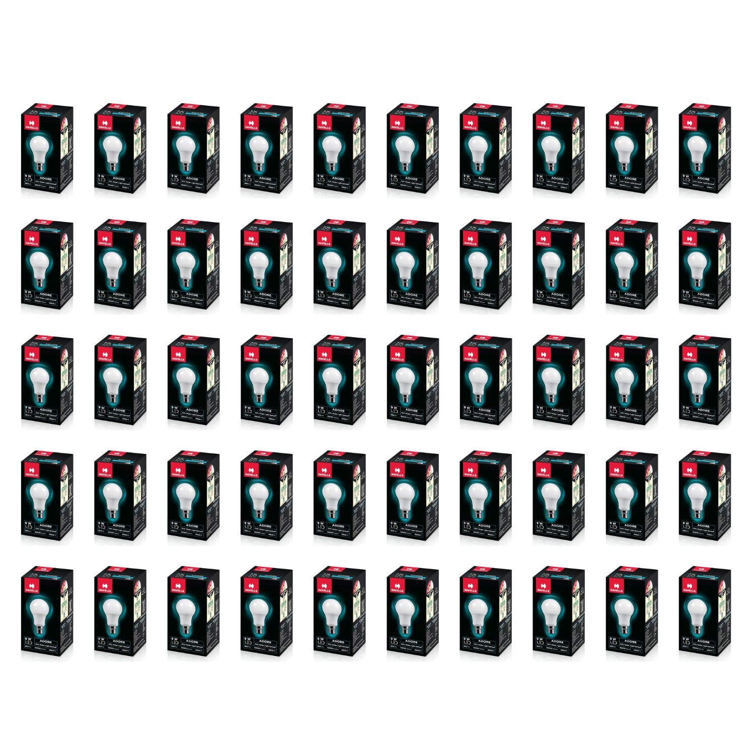 Havells 9W LED B22 Bulb |Cool Day Light|Upto 4KV Surge Protection |High Voltage Protection |Eco Friendly| Energy Efficient |Premium and Beautiful Lighting for Home and Office| Made in India|Pack of 50-image-19