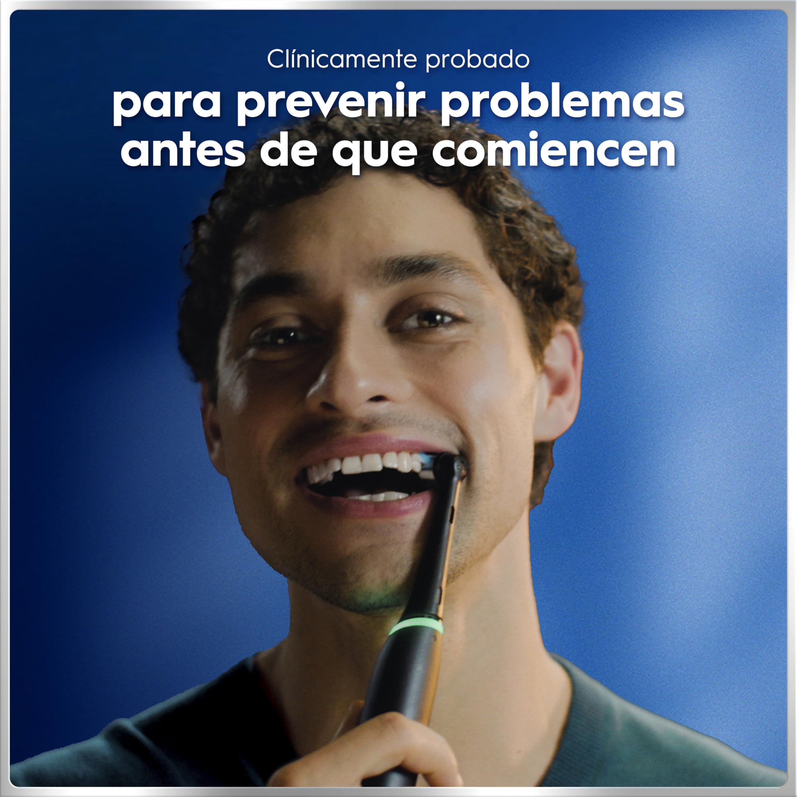 Oral-B iO 6 Cepillo de Dientes Eléctrico, con 3 Cabezales, Negro - Cepillo Dental con Sensor de Presión, 5 Modos de Cepillado con Blanqueamiento Dental, 1 Estuche de Viaje, Batería de Larga Duración