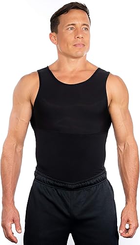 Miniatura 2 de Esteem Apparel Nueva camiseta de compresión para hombre que adelgaza la ropa interior del cuerpo