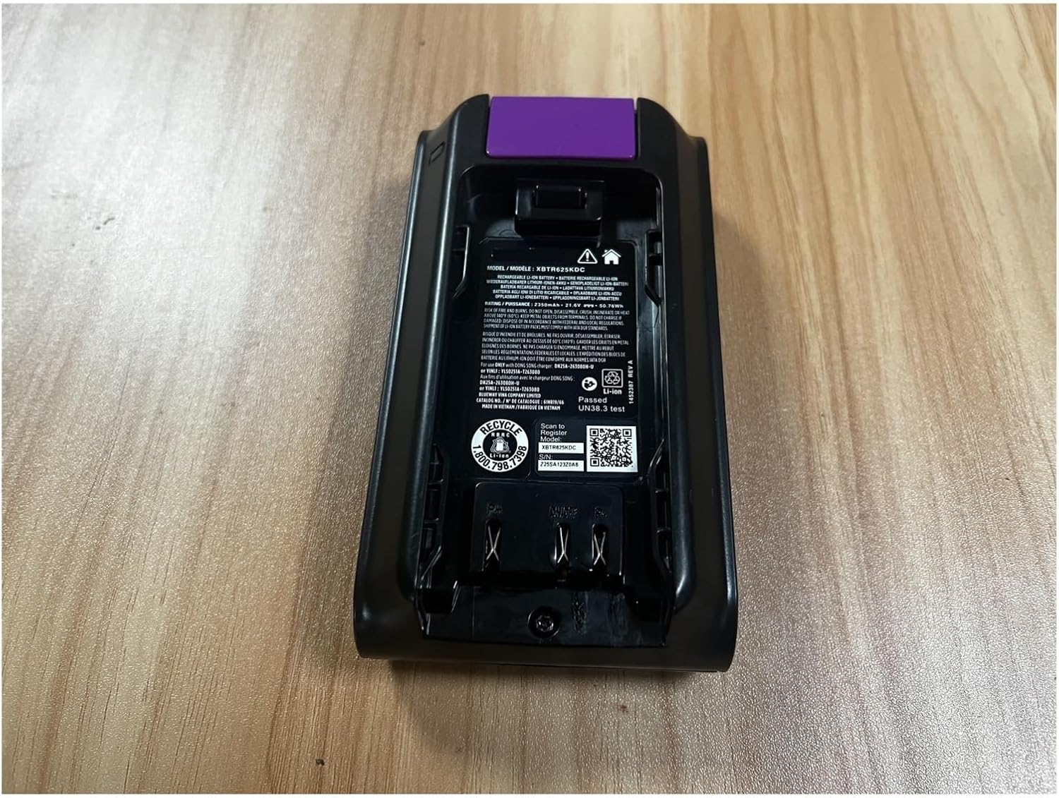 21.6V 2350mAh Lithium Ion Battery Compatible for Shark XBTR625KDC Vacuum Cleaner Parts