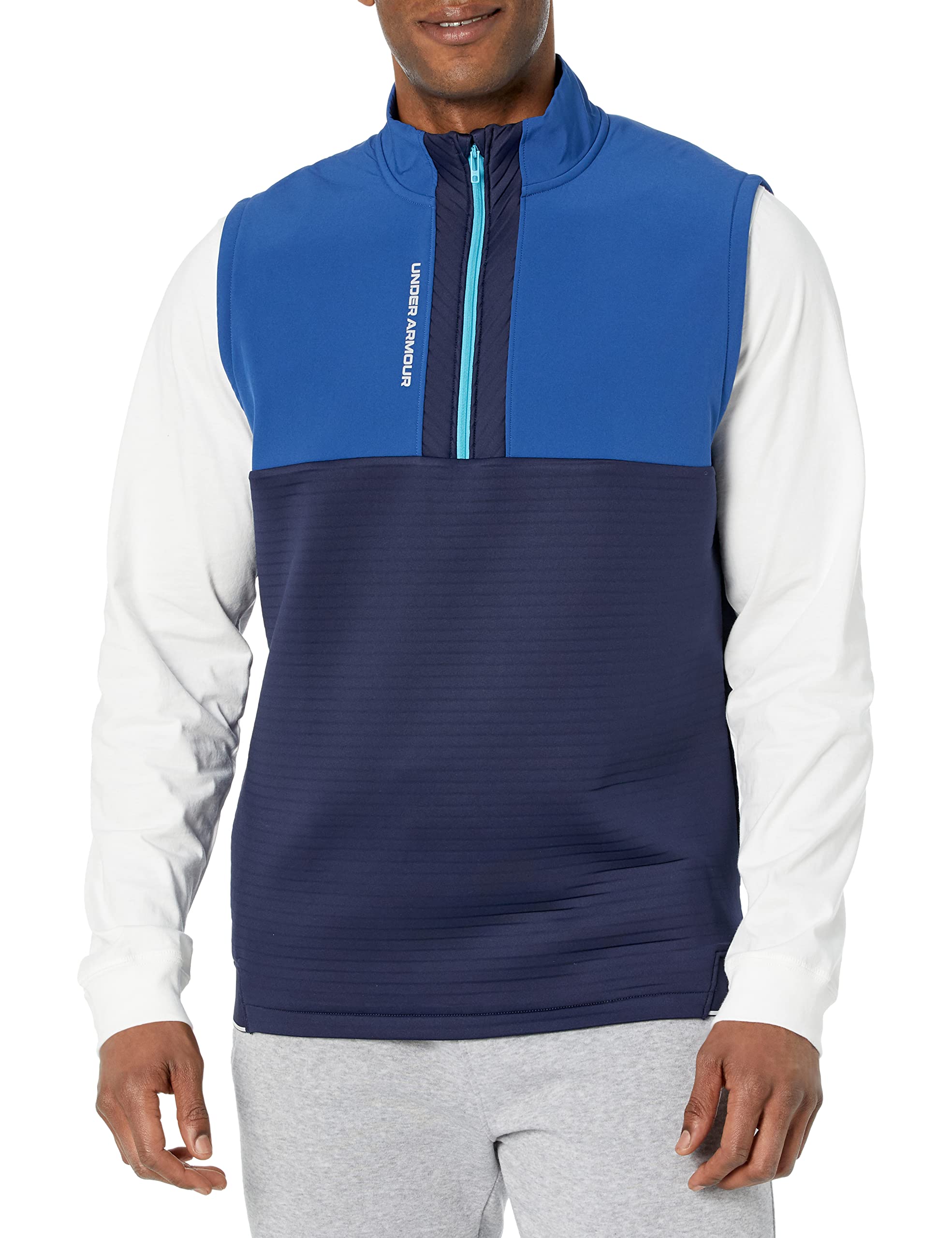 Under Armour mens Storm Daytona Vest, (471) Blue Mirage / Midnight Navy / Reflective, L