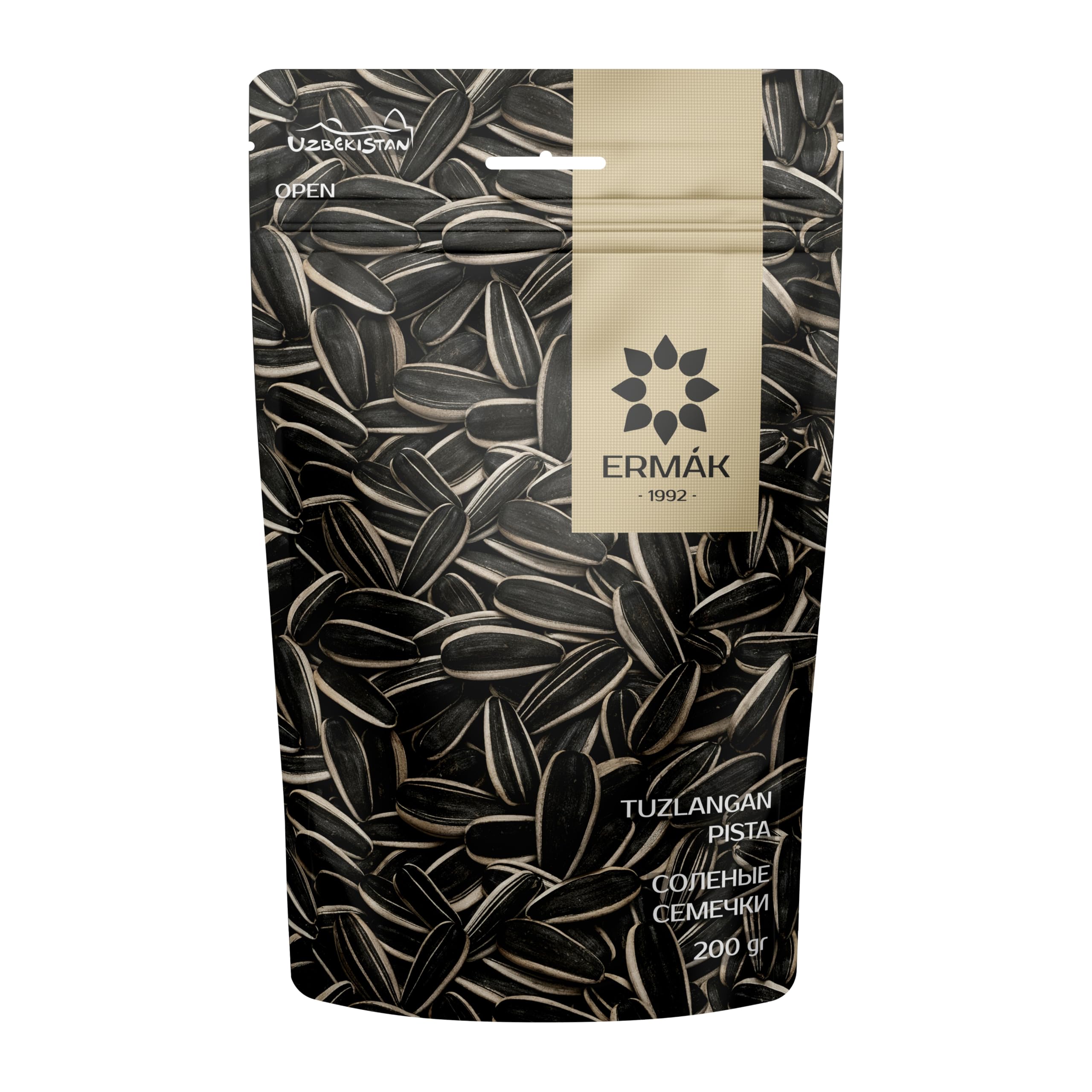 ERMAK nasiona słonecznika (solone) 200 g, 10 szt. zestaw