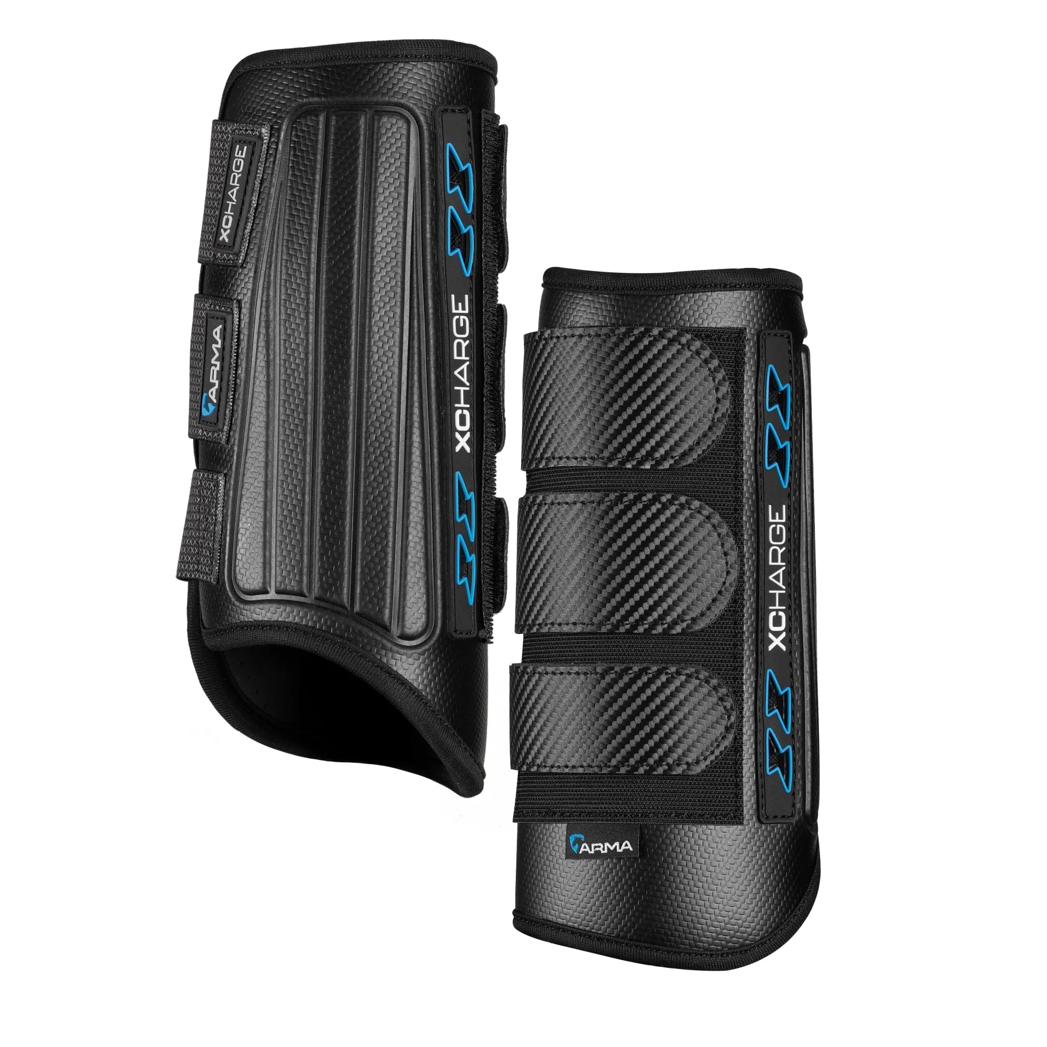 Shires ARMA Carbon Front Cross Country Boots - Black